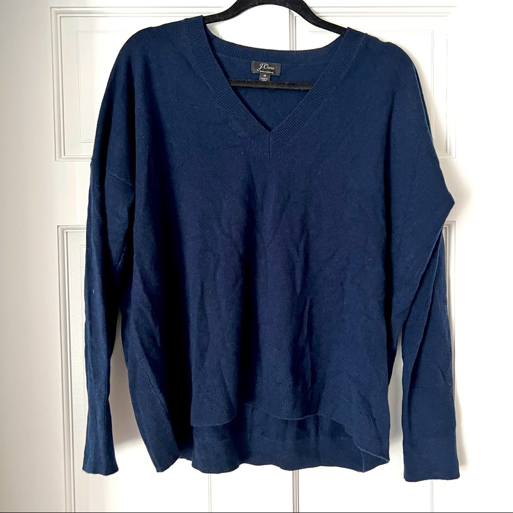 J. Crew Cashmere V-Neck Sweater